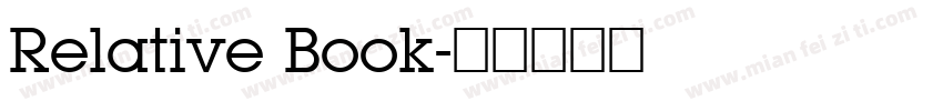 Relative Book字体转换